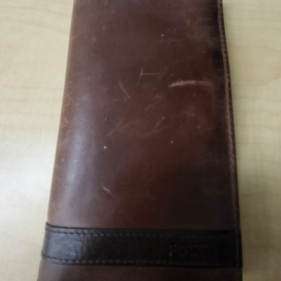 2x FOSSIL Leather Wallets - Picture 13 of 15